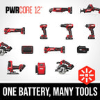 SKIL PWRCore 12 12V Multi-Cutter Kit including 2.0Ah Battery and Charger-ES4651A-10