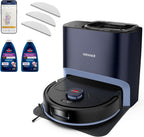 Bissell FlexClean FurForce Robot Vacuum & Mop with No Tangle Pet Brush Roll, LiDAR Navigation & Liftable Pad for Pet Hair Removal on Hard Floors & Rugs, 180min Runtime 60-Day Dust Collection, 4270L