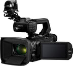Canon XA75 Professional UHD 4K Camcorder with 15x Optical Zoom  1" CMOS Sensor  Dual XLR Audio  SDI & HDMI Outputs  Dual-Pixel AF  USB-C Livestreaming  5-Axis is Bundle