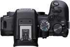 Canon EOS R10 Mirrorless Camera Kit with RF-S 18-45mm Lens | 24.2MP APS-C  4K Video  Perfect for Beginner Photographers & Vloggers (5331C009) + Adapter EF-EOS R + 64GB Card + LP-E17 Battery + Bag