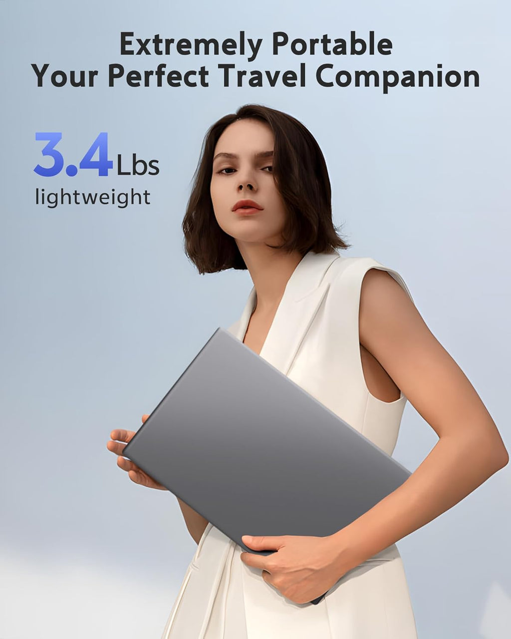 Laptop Computer 16GB RAM - Pentium 6500Y CPU (Beat N5095  Up to 3.4GHz)  Laptops with 256GB SSD  15.6 inch FHD IPS Screen  Type-C  USB 3.2  HDMI  Long Battery Life