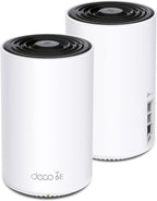 TP-Link Deco XE75 Pro AXE5400 Tri-Band WiFi 6E Mesh System - 2.5G WAN/LAN Port  Covers up to 5500 Sq.Ft  Replaces WiFi Router and Extender  AI-Driven Mesh  New 6GHz Band  2-Pack