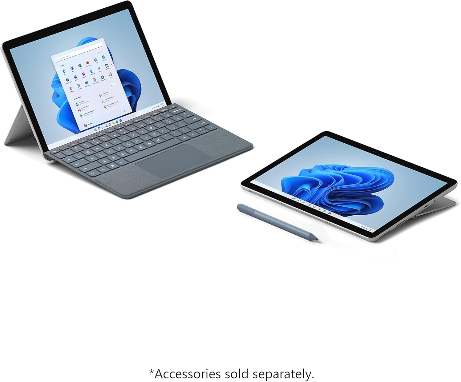 Microsoft Surface Go 2-10.5" Touch-Screen - Intel Core m3-8GB Memory - 128GB SSD - WiFi - Platinum Windows 11 PRO (Renewed)