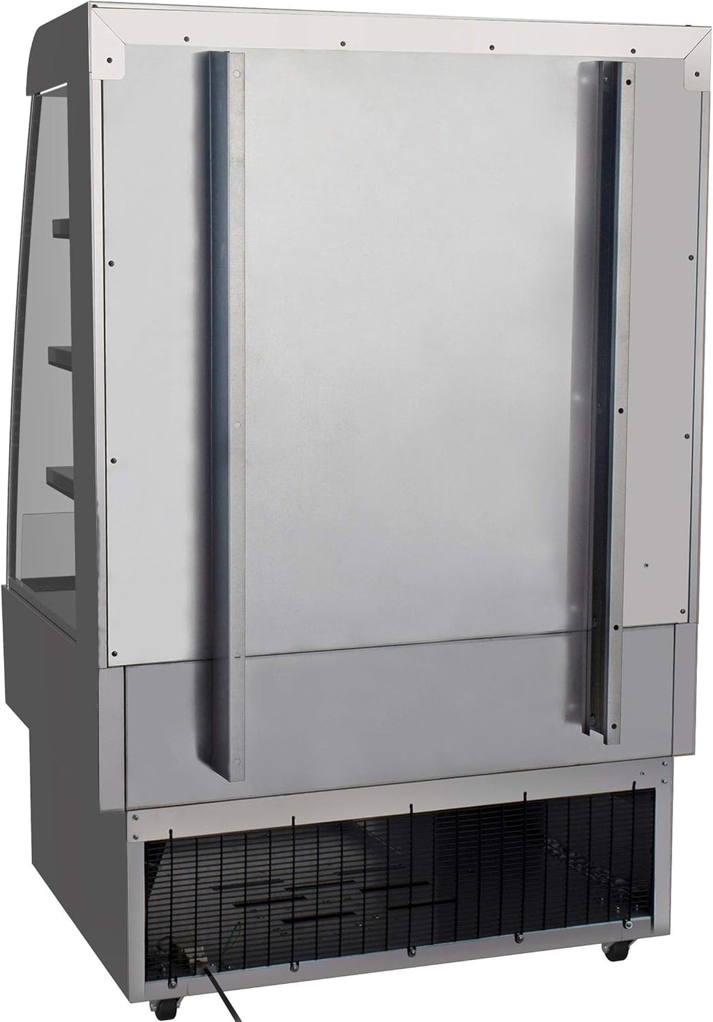 KoolMore - CDA-13C Open Air Merchandiser Grab and Go Refrigerator with LED Lighting and Night Curtain - 13.4 cu.ft