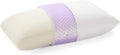 Purple Harmony Pillow – Talalay Latex Foam Cooling Pillow for Combo or Side Sleepers, 360º Hex GelFlex Grid for No-Pressure Support and Luxurious Weightless Feel - Standard, Medium Feel, Med Height