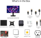 ASUS ROG Strix 27” 1440P OLED Gaming Monitor (XG27AQDMG) - QHD  Glossy OLED  240Hz  0.03ms  Custom Heatsink  Anti-flicker Uniform Brightness  G-SYNC Compatible  99% DCI-P3  DisplayWidget  3yr warranty