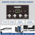 ALORAIR 120 PPD Commercial Dehumidifier with Pump, Crawl Space Dehumidifier for Up to 1,500 Sq. Ft., Portable Industrial Water Damage Unit for Basement, Home, Garage, Attic, 5-Year Limited Warranty