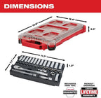 Milwaukee 48-22-9482 32-Piece Metric 3/8 in. Mechanics Ratchet and Socket Set with PACKOUT Case