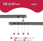 LG Gram Book 15 Thin Lightweight Bussiness Laptop Computer, AI Copilot in Windows 11 Pro, Wi-Fi 6, 32GB RAM 1TB SSD, FHD IPS Display, Intel i5-1334U(10 Cores up to 4.6 GHz), with with hub