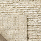 SAFAVIEH Area Rug 5x8 - Natural Fiber Collection - Ivory, Handmade Jute, Farmhouse Style, Chunky Textured Thick Pile (NF750A)