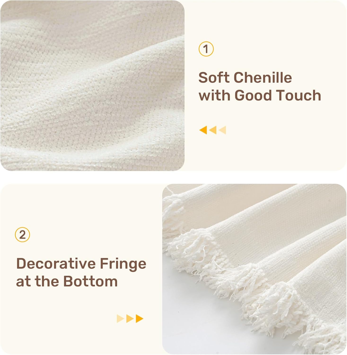 Sectional Couch Covers, 2 Pieces Washable L Shaped Couch Covers Sofa Blanket for Dogs Pet Friendly Sectional Sofa Slipcovers Furniture Covers,71"x 118"+ 71"x 118",(XX-Large,Cream White)