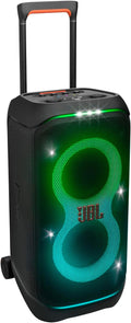 JBL PartyBox Stage 320 - Portable Party Speaker with Telescopic Handle & Wide  Sturdy Wheels  Powerful JBL Pro Sound  Futuristic lightshow  Up to 18 Hours of Play time  Splash Proof (Black)