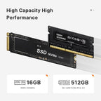 BOSGAME E4 Mini PC  Mini Computers with AMD Ryzen 5 3550H  16GB DDR4 512GB PCIe SSD  Dual RJ45  4K Triple Display  USB-C  USB 3.2  Wi-Fi 5/BT 5.0  Micro Desktop Computers for Office  Home & Streaming