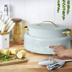 Multi-Cooker 6-Quart 10-in-1 Electric Multi Cooker, Digital Controls, Slow Cook, Steam, Sauté & Rice, Oven-Safe Nonstick Pot