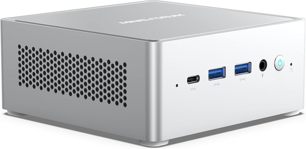MINISFORUM Mini PC NAB6 Lite Intel Core i5-12600H 12 Cores 16 Threads up to 4.7GHz 16GB RAM DDR4 500GB PCIe4.0 SSD Dual 2.5 G RJ45 LAN Mini Desktop Computer 2 x HDMI 7 x USB Port WiFi 6 BT5.2