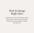BOLL & BRANCH Waffle Bed Blanket - King/Cal King, Natural - Luxury 100% Organic Cotton - Soft, Lightweight and Breathable - Textured Waffle Weave