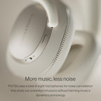 Bowers & Wilkins Px7 S3 Wireless Headphones Over Ear Noise Cancelling  Active Noise Cancelling & Transparency Mode  Hi-Res Sound  Bluetooth  30-Hr Playtime  Quick Charge  Canvas White