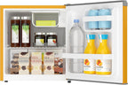 Frigidaire EFR115 Mini Refrigerator - Energy Saving - CFC Free - Slide Out Shelves - Ideal for for Dorm, Office, RV, Garage, Apartment - 1.6 Cubic Feet, Orange