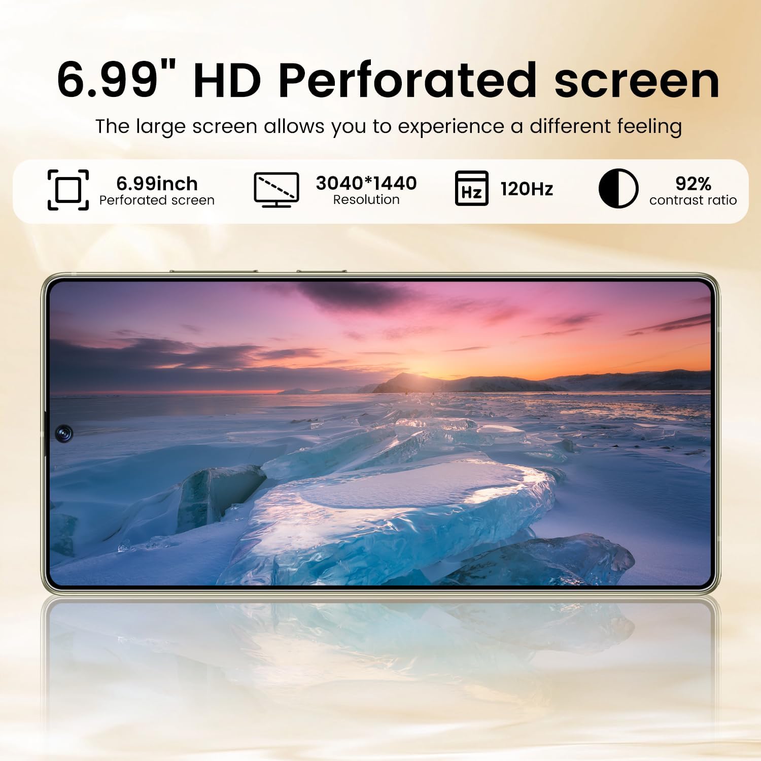 I25 Ultra 5G Smartphone, 8+256GB Unlocked Phone, Android 14.0, 68+108MP Zoom Camera, Mobile Phone with Build-in Pen,Long Battery Life 7000mAh, Dual SIM, 6.99“ HD Screen,5G/4G (Wine Red)