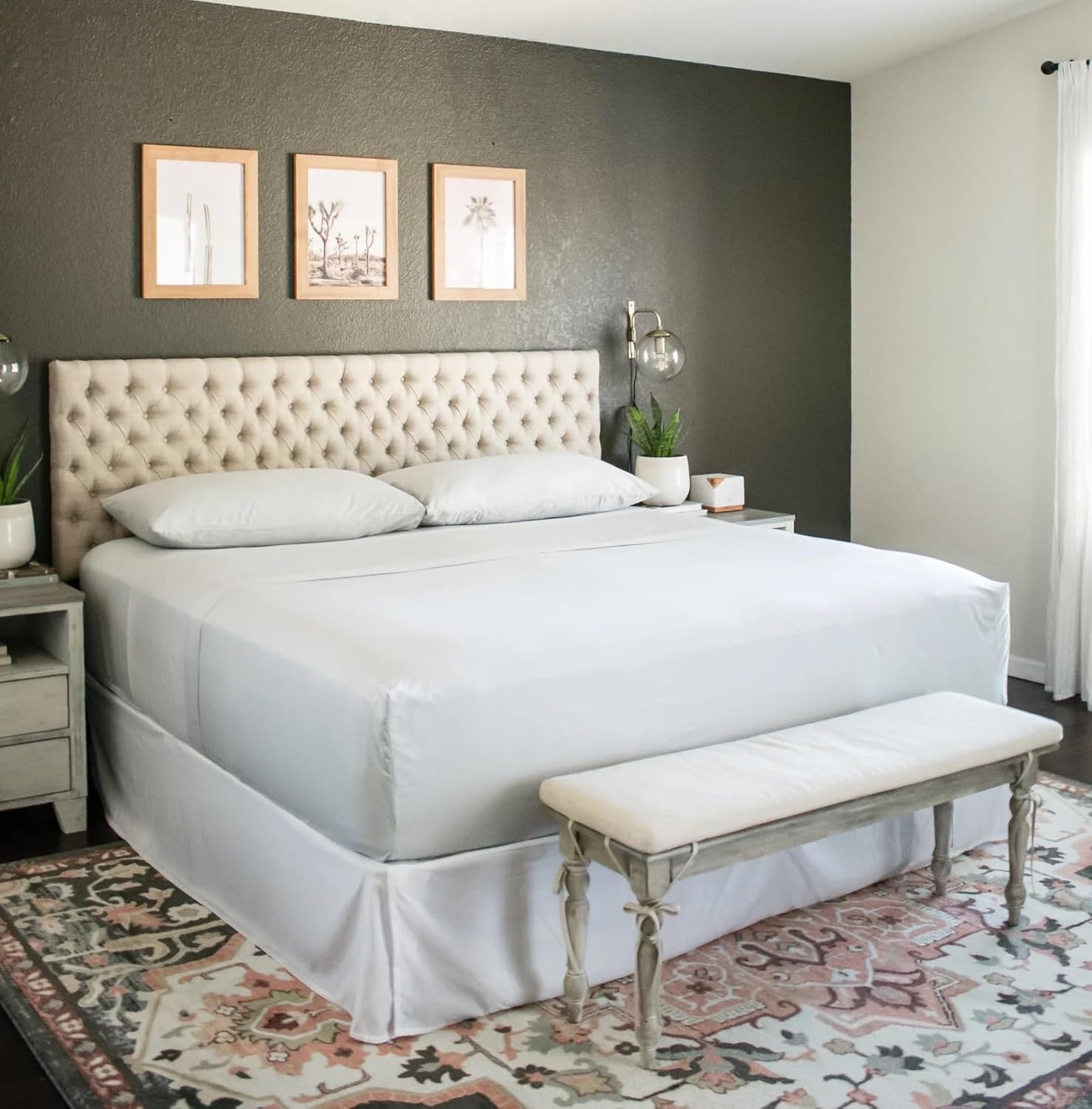 Luxe & Lazy Sheet Set (King, Sea)