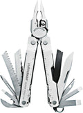 LEATHERMAN, Super Tool 300 Multitool with Premium Replaceable Wire Cutters and Saw, Stainless Steel