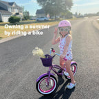 JOYSTAR 12 14 16 Inch Kids Cruiser Bike for Ages 2-7 Years Old Girls & Boys, Kids' Bike with Training Wheels, Coaster Brake, Adjustable Seat & Fenders, Child Bicycles