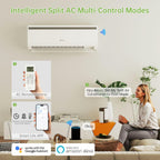 Real Relax 12000 BTU Mini Split Air Conditioner & Heater, 20 SEER2, 115V Inverter, Cools & Heats Up to 750 Sq.Ft, WiFi & Alexa Compatible, R454B Refrigerant, Included Installation Kit Ductless