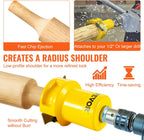 VEVOR Tenon Cutter, 1"/25.4mm & 2"/50.8mm Diameter, with Dual Curved Blades & Button Screws Home Master Kit, Premium Aluminum & Steel Log Furniture Cutter, Commercial Beginner’s Tool for Home DIY