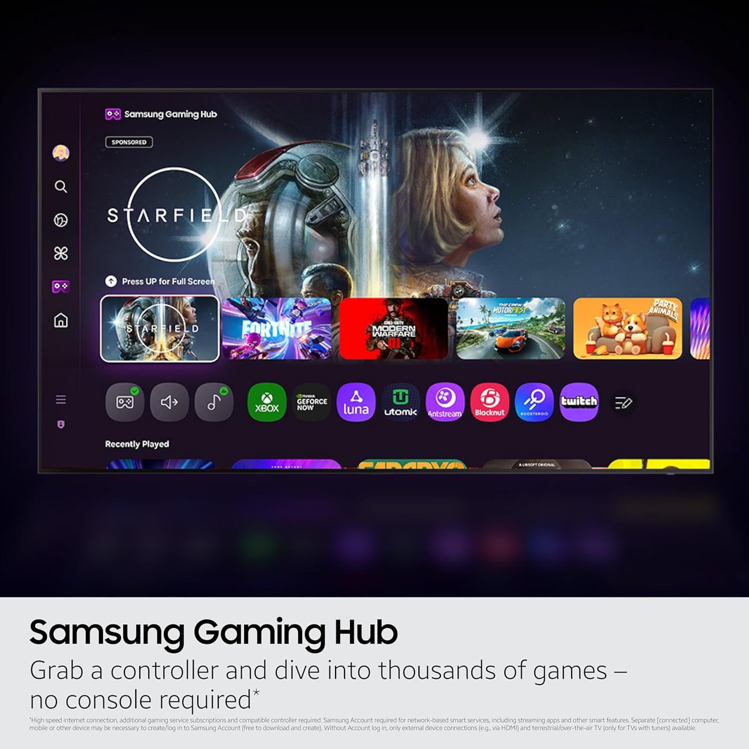 Samsung 55-Inch Class OLED S90F 4K Smart TV (2025 Model) NQ4 AI Gen3 Processor  Upscaling Pro  HDR +  Motion Xcelerator 144Hz  Samsung Vision AI  Alexa Built-in