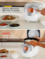 CUCKOO Micom Rice Cooker 6 Cup Uncooked / 12 Cup Cooked, Korean Fuzzy Logic Rice Cooker with Delay Timer & Keep Warm Setting, Versatile Food Steamer with Non-Stick Inner Pot, Silver (CR-0632F)