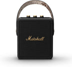 Marshall Stockwell II Portable Bluetooth Speaker  Black and Brass