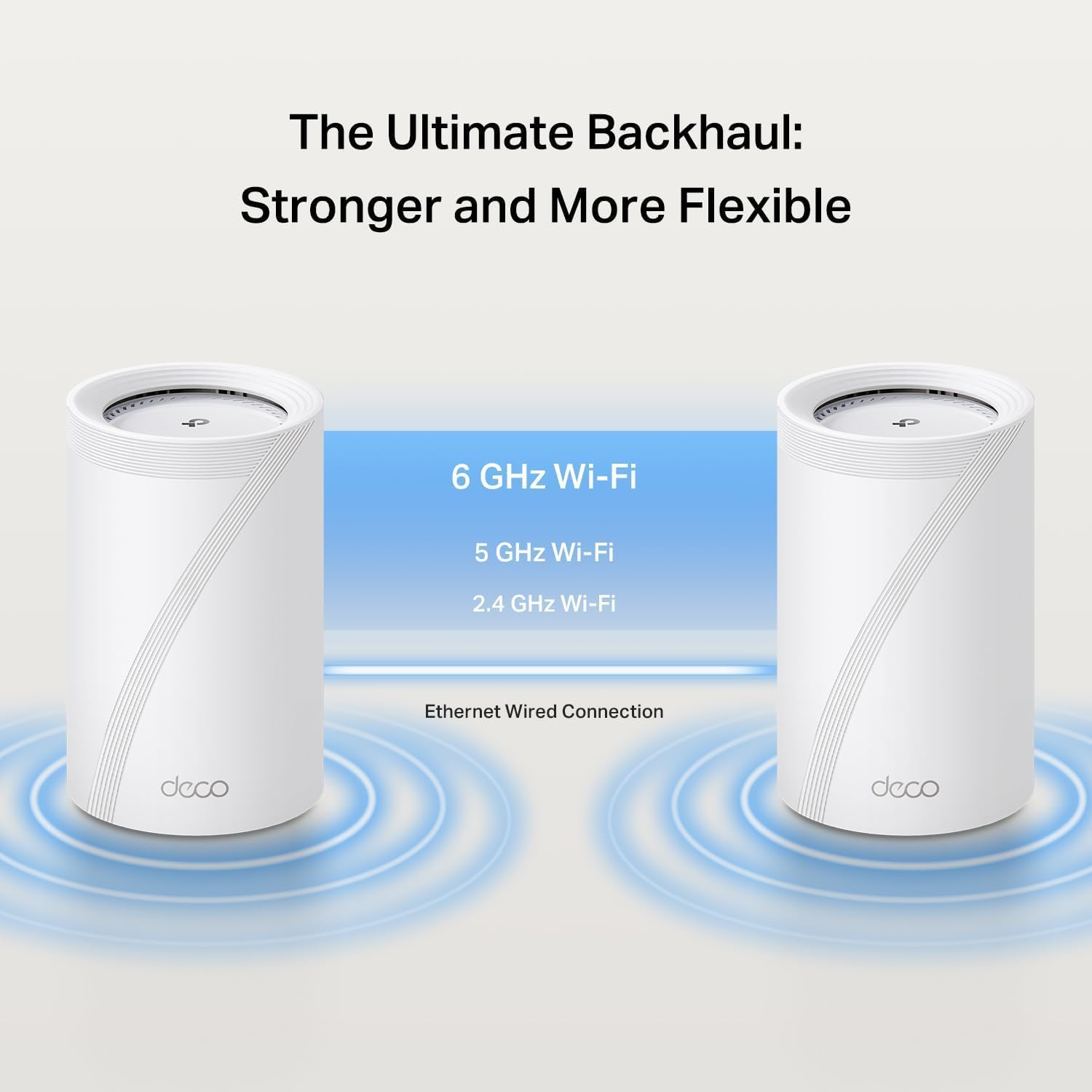TP-Link Deco 7 Pro BE14000 Tri-Band Wi-Fi 7 Whole Home Mesh System | 8-Stream 14 Gbps | 10 Gbps WAN/LAN Port | Up to 8100 Sq.ft  200 Devices Capacity | 320 MHz  HomeShield  AI-Roaming (BE67 3-Pack)