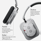 Nothing Headphone (1) Hybrid Active Noise Cancelling Headphones  Wireless Over-Ear Headphones with 6 Mics  80Hrs Playtime  Hi-Res Audio  KEF-Tuned  Spatial Sound  Comfort Fit & Fast Charging White