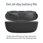 Oakley Meta HSTN  Black | Smart AI Glasses for Men  Women — Performance for Sports  Athletes — Camera  Audio  Video — 8 Hour Battery — 3K HD Resolution — Clear Lenses