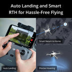 DJI Mini 3, Drones with Camera for Adults 4K, 38-min Flight Time, up to 32800ft (10km) Video Transmission, True Vertical Shooting, GPS Auto Return Integrated, Mini Drone with Camera for Beginners