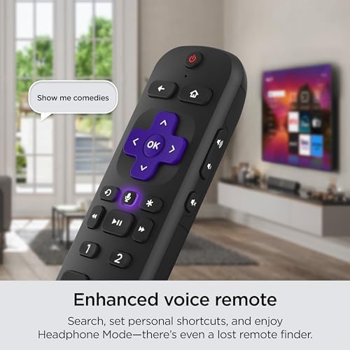 Roku Smart TV – 50-Inch Select Series 4K HDR RokuTV with Roku Enhanced Voice Remote  Brilliant 4K Picture  Automatic Brightness  & Seamless Streaming – Live Local News  Sports  Family Entertainment