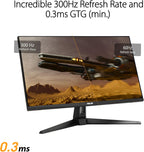 ASUS TUF Gaming 27” 1440P Monitor (VG27AQM5A) - QHD (2560x1440)  300Hz  Fast IPS  Extreme Low Motion Blur Sync  0.3ms  Speaker  95% DCI-P3  Shadow Boost  DisplayWidget Center  3 yr Warranty