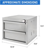 AA Products Model DW-1650 2 Tiers Drawer Cabinet with Password Lock Designed for Tools Room, Utility Room, Workplace, Carriage, Garage. 15.75’’W x 12.5’’H x 15.6”D - Sold Individually