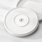 MALACASA 24 Pieces Porcelain Dinnerware Set, Modern White Dish Set for 6, Premium Serving Plates and Bowls Sets, Chip and Scratch Resistant Dishware Sets Kitchen Dishes Dining Ware Set, Series LEAH