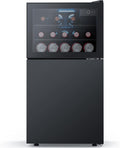 Beverage Refrigerator with Freezer, 2.6 Cu.Ft Compact Refrigerator, Reversible Door, Adjustable Thermostat, Mini Fridge for Bedroom, Office