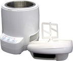 Total Chef Ice Cream Factory Automatic Electric Ice Cream Maker, 1.3 qt (1.2L), White, Make Easy Homemade Frozen Yogurt, Sorbet, Gelato with Fresh Ingredients, No Salt or Pre-Freezing Needed,TCIF06-A