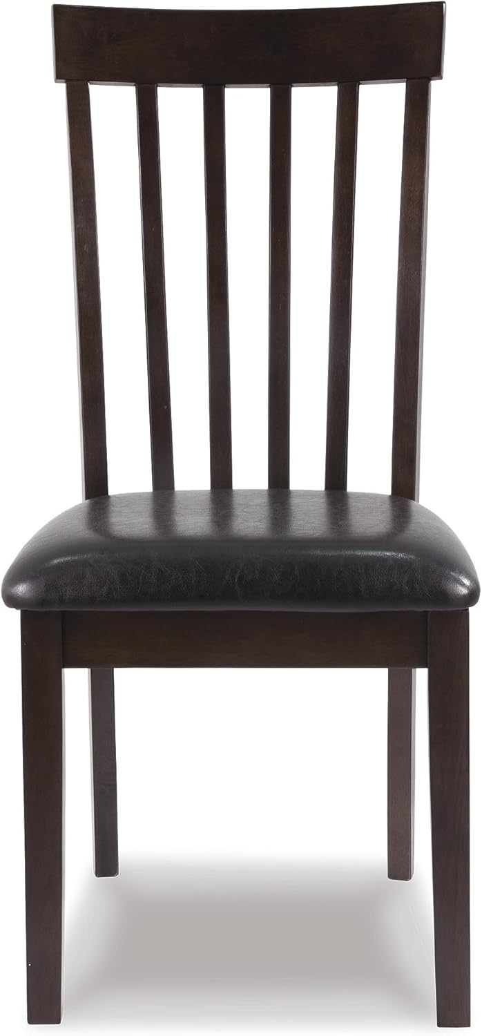 Signature Design by Ashley Hammis Rake Back Dining Room Chair, Set of 2, Dark Brown