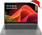 Lenovo Touchscreen Laptop with Lifetime Office 365 for The Web - IdeaPad 3i - Intel Core i3 Processor - 15.6“ Full HD - 12GB RAM - 256GB SSD - Bluetooth - Webcam - Windows 11 no Mouse
