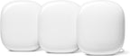 Google Nest WiFi Pro - Wi-Fi 6E - Reliable Home Wi-Fi System with Fast Speed and Whole Home Coverage - Mesh Router - Non-Retail Packaging - 3 Pack - Snow