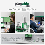 Plugable 12-in-1 USB C Triple Monitor Docking Station  Triple 4K Displays with 3X HDMI or 3X DisplayPort  Compatible with Mac  Windows  Thunderbolt  USB4  USB-C (100W PD  6X USB Ports  Ethernet)