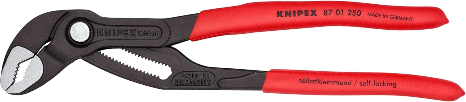 KNIPEX Tools 9K 00 80 147 US 2 Pc 10" Cobra® Water Pump and Pliers Wrench Set