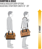 Carhartt Onsite Tool Bag, Durable Water-Resistant, Tool Storage Bag, Heavyweight w/Molded Base, 16-Inch, Carhartt Brown