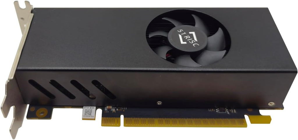 51RISC GT 730 4GB LP Graphics Card, 4 HDMI Ports Low Profile GDDR5 Small Form Factor Video Card for Gaming 8K Display Desktop/Mini PC SFF Video Card (GTX 730 4G 4×HDMI LP)