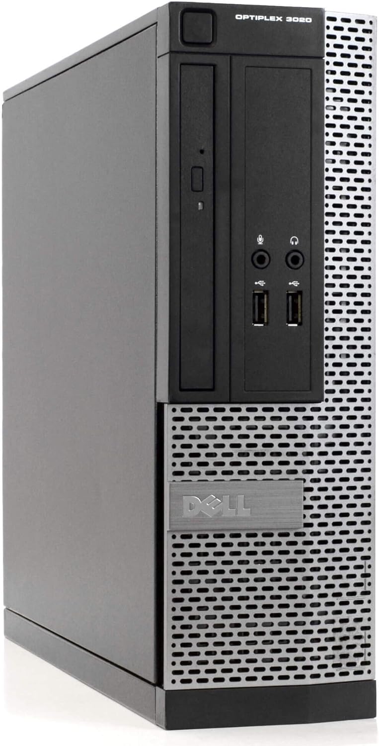 DELL Optiplex 3020 SFF Slim Desktop Computer, Intel Core i3 4130 3.40 GHz, 4GB RAM, 500GB HDD, DVDRW, USB 3.0, Windows 11 Pro (Renewed)