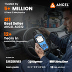 ANCEL BM700 PRO Fit for BMW Scanner - Battery Registration Tool, Code Reader for BMW/Mini/RR, Advanced OBD2 Scanner Auto V-I-N, Full System Diagnostic for BMW Scan Tool with All Reset Services (Blue)